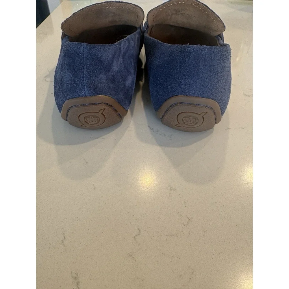Women's Born Navy Suede Loafers Size 7.5